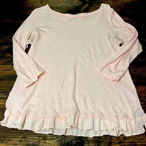 Baby pink loft shirt, size M